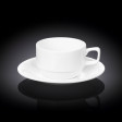 Набор: чайная чашка + блюдце 220мл(WL-993008/6C)