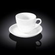 Набор: чайная чашка + блюдце 300мл(WL-993176/AB)