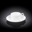 Набор: кофейная чашка + блюдце 100мл(WL-993002/AB)