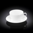 Набор: чайная чашка + блюдце 250мл в цветной упаковке(WL-993000/1C)