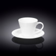 Набор: чайная чашка + блюдце 180мл(WL-993004/AB)