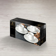 Набор: кофейная чашка + блюдце 90мл 4пары в цветной упаковке(WL-993007/4C)