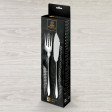 Набор нож сервировочный для рыбы, вилка сервировочная для рыбы 28 и 26.5см(WL‑999133/2C)