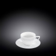 Набор из 6-ти кофейных чашек с блюдцами 90мл(WL‑880107‑JV/6C)